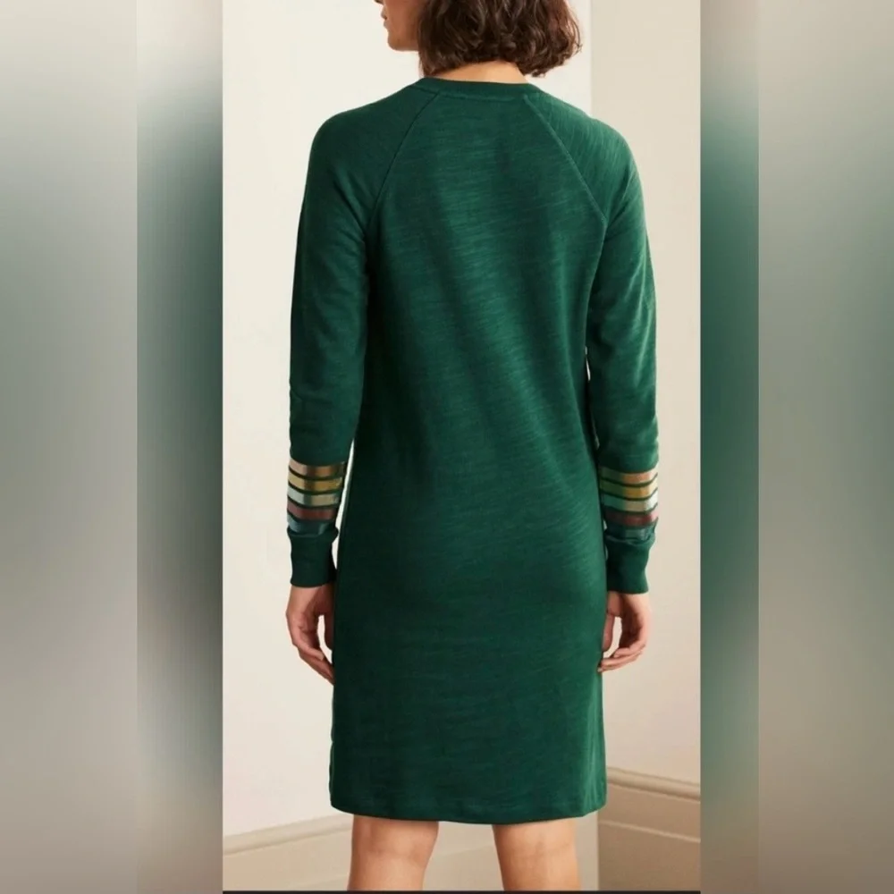Boden Mabel Green Sweatshirt Dress *St. Patrick’s Day - Picture 2 of 6